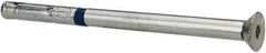 Powers Fasteners - 3/8" Diam, 3/8" Drill, 6" OAL, 1-3/4" Min Embedment Sleeve Concrete Anchor - Grade 5 Steel, Zinc-Plated Finish, Flat Head, Hex Drive - Industrial Tool & Supply