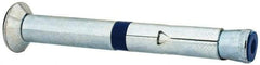 Powers Fasteners - 5/8" Diam, 5/8" Drill, 5-1/2" OAL, 1-3/4" Min Embedment Sleeve Concrete Anchor - Grade 5 Steel, Zinc-Plated Finish, Flat Head, Hex Drive - Industrial Tool & Supply