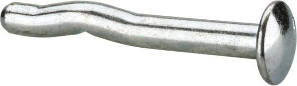 Powers Fasteners - 3/16" Diam, 3/16" Drill, 1-1/2" OAL, 1-1/4" Min Embedment Split-Drive Concrete Anchor - Grade 8.2 Steel, Zinc-Plated Finish, Mushroom Head - Industrial Tool & Supply