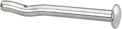 Powers Fasteners - 1/4" Diam, 1/4" Drill, 2-1/2" OAL, 1-1/4" Min Embedment Split-Drive Concrete Anchor - Grade 8.2 Steel, Zinc-Plated Finish, Mushroom Head - Industrial Tool & Supply