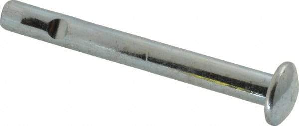 Powers Fasteners - 3/8" Diam, 3/8" Drill, 3-1/2" OAL, Split-Drive Concrete Anchor - Grade 8.2 Steel, Zinc-Plated Finish, Mushroom Head - Industrial Tool & Supply