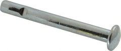 Powers Fasteners - 3/8" Diam, 3/8" Drill, 3-1/2" OAL, Split-Drive Concrete Anchor - Grade 8.2 Steel, Zinc-Plated Finish, Mushroom Head - Industrial Tool & Supply