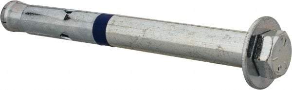 Powers Fasteners - 1/2" Diam, 1/2" Drill, 2-3/4" OAL, Split-Drive Concrete Anchor - Grade 8.2 Steel, Zinc-Plated Finish, Mushroom Head - Industrial Tool & Supply