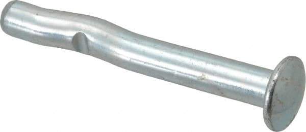 Powers Fasteners - 1/2" Diam, 1/2" Drill, 4" OAL, Split-Drive Concrete Anchor - Grade 8.2 Steel, Zinc-Plated Finish, Mushroom Head - Industrial Tool & Supply