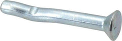 Powers Fasteners - 1/4" Diam, 1/4" Drill, 2" OAL, Split-Drive Concrete Anchor - Grade 8.2 Steel, Zinc-Plated Finish, Flat Head - Industrial Tool & Supply