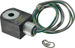 Parker - 24 Volt, 18 Coil Lead Length, Class F, Solenoid Coil - 6.0 Watt, NEMA 4X Enclosure, Use with Parker Skinner Gold Ring Series Valves - Industrial Tool & Supply
