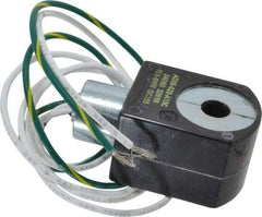 Parker - 240 Volt, 18 Coil Lead Length, Class F, Solenoid Coil - 6.0 Watt, NEMA 4X Enclosure, Use with Parker Skinner Gold Ring Series Valves - Industrial Tool & Supply