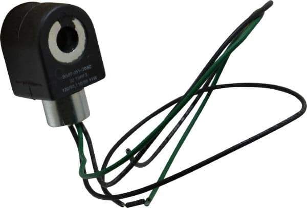 Parker - 120 Volt, 18 Coil Lead Length, Class F, Solenoid Coil - 11.0 Watt, NEMA 4X Enclosure, Use with Parker Skinner Gold Ring Series Valves - Industrial Tool & Supply