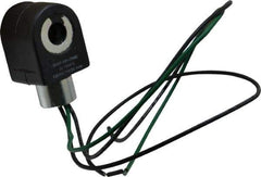 Parker - 120 Volt, 18 Coil Lead Length, Class F, Solenoid Coil - 11.0 Watt, NEMA 4X Enclosure, Use with Parker Skinner Gold Ring Series Valves - Industrial Tool & Supply
