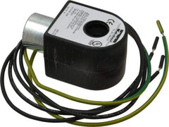 Parker - 24 Volt, 18 Coil Lead Length, Class F, Solenoid Coil - 16.0 Watt, NEMA 4X Enclosure, Use with Parker Skinner Gold Ring Series Valves - Industrial Tool & Supply