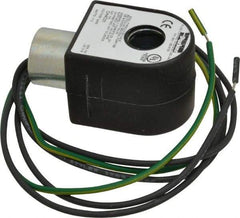 Parker - 24 Volt, 18 Coil Lead Length, Class H, Solenoid Coil - 11.0 Watt, NEMA 4X Enclosure, Use with Parker Skinner Gold Ring Series Valves - Industrial Tool & Supply