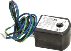 Parker - 12 Volt, 18 Coil Lead Length, Class F, Solenoid Coil - 9.5 Watt, NEMA 4X Enclosure, Use with Parker Skinner Gold Ring Series Valves - Industrial Tool & Supply