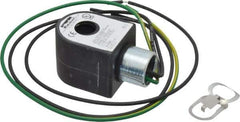 Parker - 24 Volt, 18 Coil Lead Length, Class F, Solenoid Coil - 11.5 Watt, NEMA 4X Enclosure, Use with Parker Skinner Gold Ring Series Valves - Industrial Tool & Supply