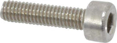Value Collection - M3x0.50 Metric Coarse Hex Socket Drive, Socket Cap Screw - Grade 18-8 & Austenitic A2 Stainless Steel, Fully Threaded, 12mm Length Under Head - Industrial Tool & Supply