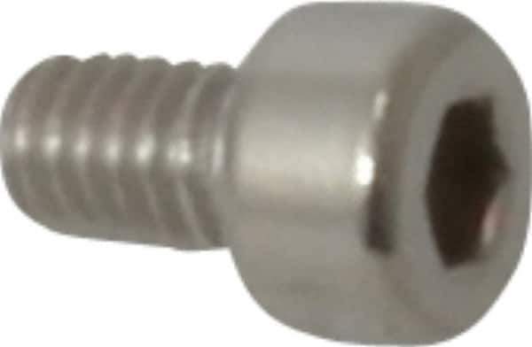 Value Collection - M4x0.70 Metric Coarse Hex Socket Drive, Socket Cap Screw - Grade 18-8 & Austenitic A2 Stainless Steel, Fully Threaded, 6mm Length Under Head - Industrial Tool & Supply