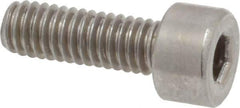 Value Collection - M4x0.70 Metric Coarse Hex Socket Drive, Socket Cap Screw - Grade 18-8 & Austenitic A2 Stainless Steel, Fully Threaded, 12mm Length Under Head - Industrial Tool & Supply