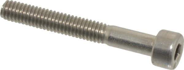 Value Collection - M4x0.70 Metric Coarse Hex Socket Drive, Socket Cap Screw - Grade 18-8 & Austenitic A2 Stainless Steel, Partially Threaded, 30mm Length Under Head - Industrial Tool & Supply