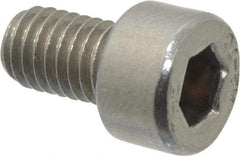 Value Collection - M5x0.80 Metric Coarse Hex Socket Drive, Socket Cap Screw - Grade 18-8 & Austenitic A2 Stainless Steel, Fully Threaded, 8mm Length Under Head - Industrial Tool & Supply