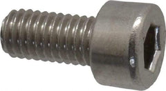Value Collection - M5x0.80 Metric Coarse Hex Socket Drive, Socket Cap Screw - Grade 18-8 & Austenitic A2 Stainless Steel, Fully Threaded, 10mm Length Under Head - Industrial Tool & Supply
