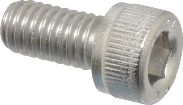 Value Collection - M6x1.00 Metric Coarse Hex Socket Drive, Socket Cap Screw - Grade 18-8 & Austenitic A2 Stainless Steel, Fully Threaded, 12mm Length Under Head - Industrial Tool & Supply