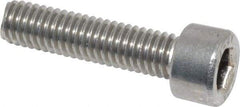 Value Collection - M6x1.00 Metric Coarse Hex Socket Drive, Socket Cap Screw - Grade 18-8 & Austenitic A2 Stainless Steel, Partially Threaded, 25mm Length Under Head - Industrial Tool & Supply