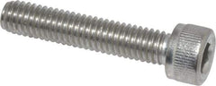 Value Collection - M6x1.00 Metric Coarse Hex Socket Drive, Socket Cap Screw - Grade 18-8 & Austenitic A2 Stainless Steel, Partially Threaded, 30mm Length Under Head - Industrial Tool & Supply