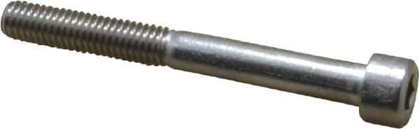 Value Collection - M6x1.00 Metric Coarse Hex Socket Drive, Socket Cap Screw - Grade 18-8 & Austenitic A2 Stainless Steel, Partially Threaded, 55mm Length Under Head - Industrial Tool & Supply