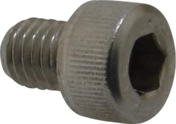 Value Collection - M8x1.25 Metric Coarse Hex Socket Drive, Socket Cap Screw - Grade 18-8 & Austenitic A2 Stainless Steel, Fully Threaded, 10mm Length Under Head - Industrial Tool & Supply