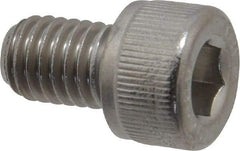 Value Collection - M8x1.25 Metric Coarse Hex Socket Drive, Socket Cap Screw - Grade 18-8 & Austenitic A2 Stainless Steel, Fully Threaded, 12mm Length Under Head - Industrial Tool & Supply