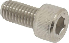 Value Collection - M8x1.25 Metric Coarse Hex Socket Drive, Socket Cap Screw - Grade 18-8 & Austenitic A2 Stainless Steel, Fully Threaded, 16mm Length Under Head - Industrial Tool & Supply