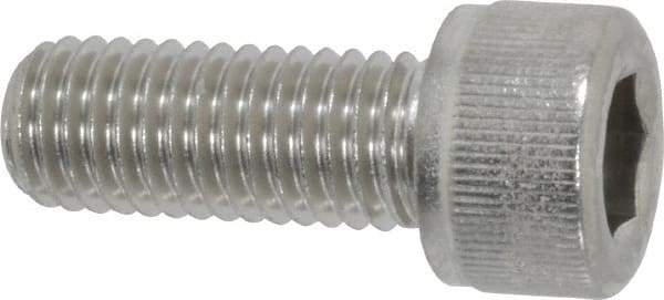 Value Collection - M10x1.50 Metric Coarse Hex Socket Drive, Socket Cap Screw - Grade 18-8 & Austenitic A2 Stainless Steel, Fully Threaded, 25mm Length Under Head - Industrial Tool & Supply
