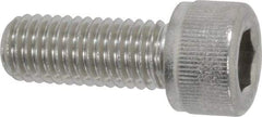 Value Collection - M10x1.50 Metric Coarse Hex Socket Drive, Socket Cap Screw - Grade 18-8 & Austenitic A2 Stainless Steel, Fully Threaded, 25mm Length Under Head - Industrial Tool & Supply
