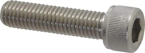 Value Collection - M16x2.00 Metric Coarse Hex Socket Drive, Socket Cap Screw - Grade 18-8 & Austenitic A2 Stainless Steel, Uncoated, Fully Threaded, 40mm Length Under Head - Industrial Tool & Supply