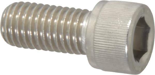 Value Collection - M12x1.75 Metric Coarse Hex Socket Drive, Socket Cap Screw - Grade 18-8 & Austenitic A2 Stainless Steel, Fully Threaded, 25mm Length Under Head - Industrial Tool & Supply