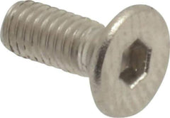 Value Collection - M3x0.50 Metric Coarse Hex Socket Drive, 90° Flat Screw - Grade 18-8 Stainless Steel, Fully Threaded, 8mm OAL - Industrial Tool & Supply