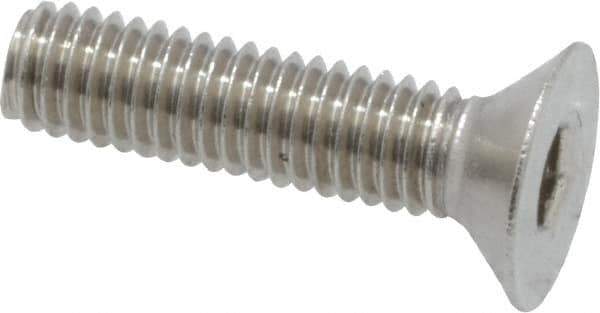 Value Collection - M3x0.50 Metric Coarse Hex Socket Drive, 90° Flat Screw - Grade 18-8 Stainless Steel, Fully Threaded, 12mm OAL - Industrial Tool & Supply