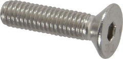 Value Collection - M5x0.80 Metric Coarse Hex Socket Drive, 90° Flat Screw - Grade 18-8 Stainless Steel, Fully Threaded, 20mm OAL - Industrial Tool & Supply