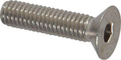 Value Collection - M6x1.00 Metric Coarse Hex Socket Drive, 90° Flat Screw - Grade 18-8 Stainless Steel, Partially Threaded, 25mm OAL - Industrial Tool & Supply