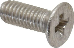 Value Collection - M3x0.50 Metric Coarse, 8mm OAL Phillips Drive Machine Screw - Flat Head, Grade 18-8 Stainless Steel, Uncoated, Without Washer - Industrial Tool & Supply
