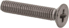 Value Collection - M3x0.50 Metric Coarse, 16mm OAL Phillips Drive Machine Screw - Flat Head, Grade 18-8 Stainless Steel, Uncoated, Without Washer - Industrial Tool & Supply