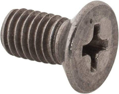 Value Collection - M5x0.80 Metric Coarse, 10mm OAL Phillips Drive Machine Screw - Flat Head, Grade 18-8 Stainless Steel, Uncoated, Without Washer - Industrial Tool & Supply