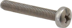 Value Collection - M3x0.50 Metric Coarse, 20mm Length Under Head Phillips Drive Machine Screw - Pan Head, Grade 18-8 Stainless Steel, Uncoated, Without Washer - Industrial Tool & Supply