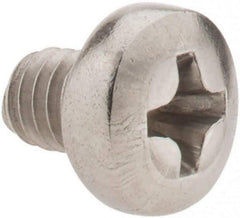 Value Collection - M4x0.70 Metric Coarse, 5mm Length Under Head Phillips Drive Machine Screw - Pan Head, Grade 18-8 Stainless Steel, Uncoated, Without Washer - Industrial Tool & Supply