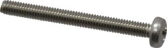 Value Collection - M4x0.70 Metric Coarse, 30mm Length Under Head Phillips Drive Machine Screw - Pan Head, Grade 18-8 Stainless Steel, Uncoated, Without Washer - Industrial Tool & Supply