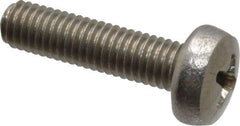 Value Collection - M5x0.80 Metric Coarse, 20mm Length Under Head Phillips Drive Machine Screw - Pan Head, Grade 18-8 Stainless Steel, Uncoated, Without Washer - Industrial Tool & Supply