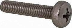 Value Collection - M5x0.80 Metric Coarse, 25mm Length Under Head Phillips Drive Machine Screw - Pan Head, Grade 18-8 Stainless Steel, Uncoated, Without Washer - Industrial Tool & Supply