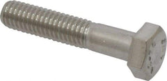 Value Collection - M6x1.00mm Metric Coarse, 30mm Length Under Head Hex Head Cap Screw - Partially Threaded, Grade 18-8 & Austenitic A2 Stainless Steel, 10mm Hex - Industrial Tool & Supply