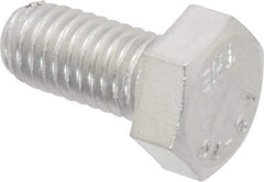 Value Collection - M8x1.25mm Metric Coarse, 16mm Length Under Head Hex Head Cap Screw - Fully Threaded, Grade 18-8 & Austenitic A2 Stainless Steel, 13mm Hex - Industrial Tool & Supply