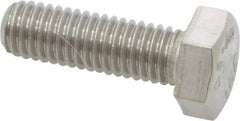 Value Collection - M8x1.25mm Metric Coarse, 25mm Length Under Head Hex Head Cap Screw - Fully Threaded, Grade 18-8 & Austenitic A2 Stainless Steel, 13mm Hex - Industrial Tool & Supply