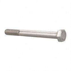 Value Collection - M8x1.25mm Metric Coarse, 80mm Length Under Head Hex Head Cap Screw - Partially Threaded, Grade 18-8 & Austenitic A2 Stainless Steel, 13mm Hex - Industrial Tool & Supply